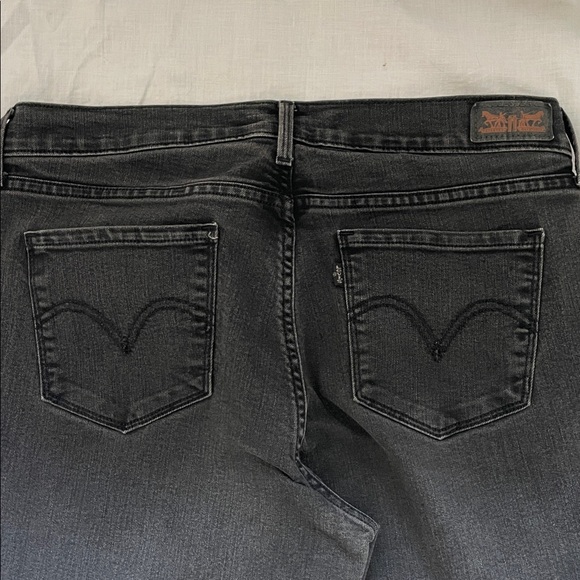 Levi’s 505 straight leg black jeans SZ 12L - Picture 6 of 9